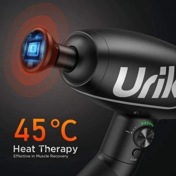 Urikar Pro 2 Heated Massage Gun Deep Tissue, 2021 All New Muscle Black - Picture 8 of 9